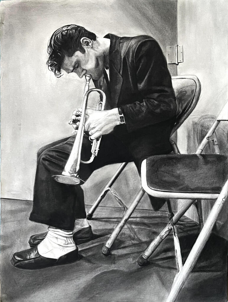Chet Baker (2023), Charcoal